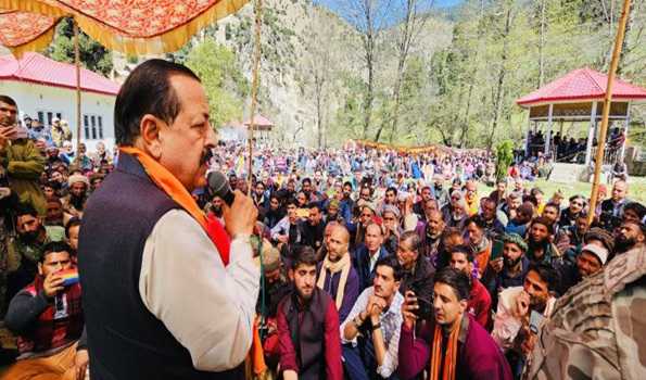 At Kishtwar, Jitendra says Modi gave Gujjar community priority, status, dignity