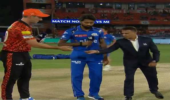 MI win toss, elect to bowl against Sunrisers Hyderabad