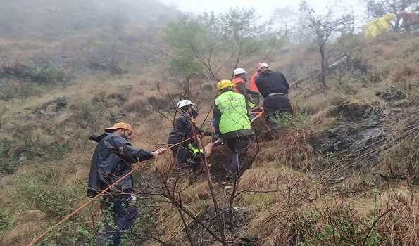Ten killed as passenger taxi falls into gorge in J&K