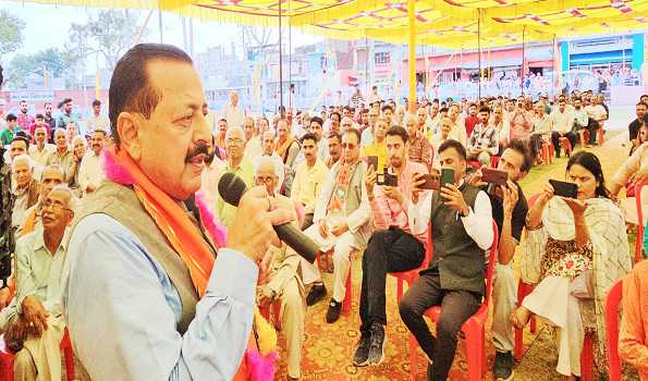 Basohli in JK deliberately neglected by Congress representatives: Jitendra Singh