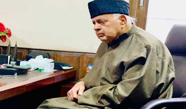 Farooq Abdullah accuses BJP of polarizing J&K to hide its failures