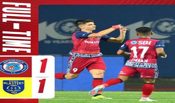 Jamshedpur FC play out 1-1 draw against Kerala Blasters FC in ISL