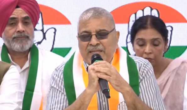 Former AAP MP from Patiala Dharamvir Gandhi joins Cong