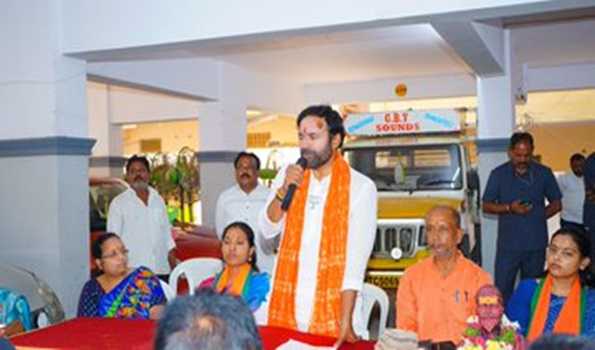 Kishan Reddy advocates for Narendra Modi