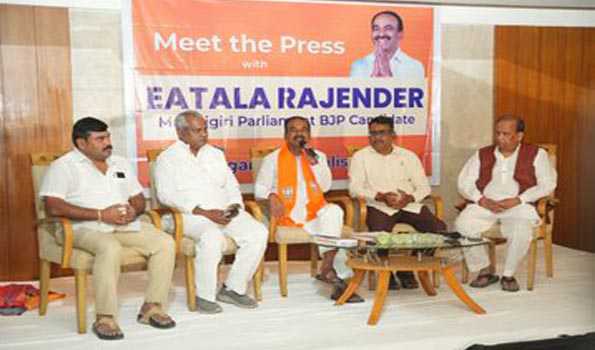 BJP’s Etala Rajender confident of securing 12 MP seats in Telangana