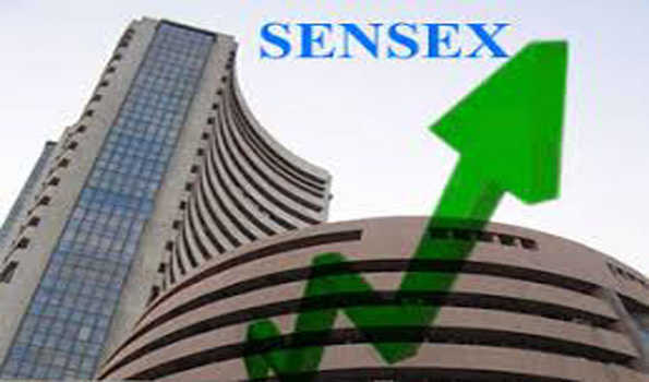 Sensex up over 300 points