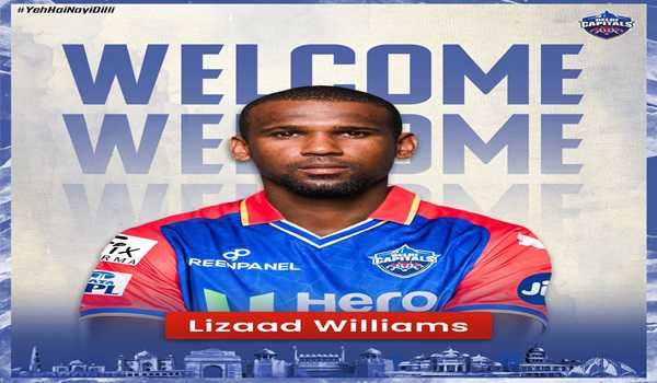 South Africa's Lizaad Williams joins Delhi Capitals