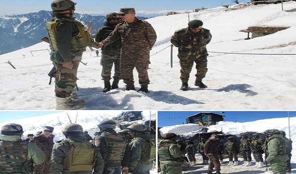 Chinar Corps commander reviews counter-infiltration grid along LoC