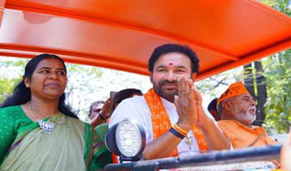 Kishan Reddy urges support for Modi in LS election