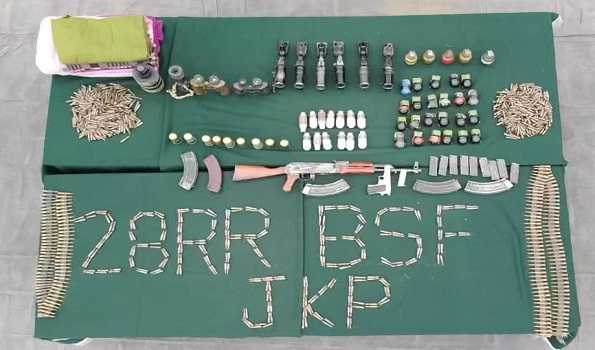J&K: Security forces recover huge cache of arms, war like stores in woods of Kupwara