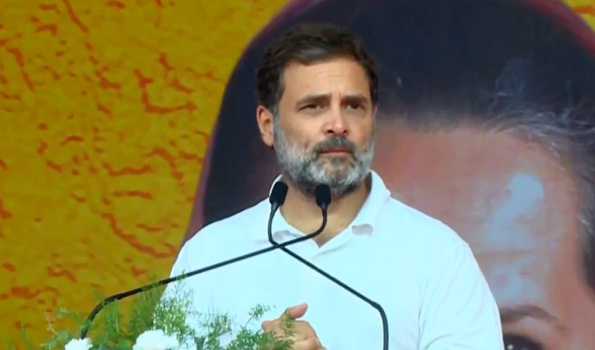 LS polls : Rahul says INDI Alliance will win to save democracy, Constitution, makes slew of promises