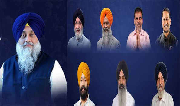 SAD announces first list of  7 Candidates for  LS Election in Punjab
