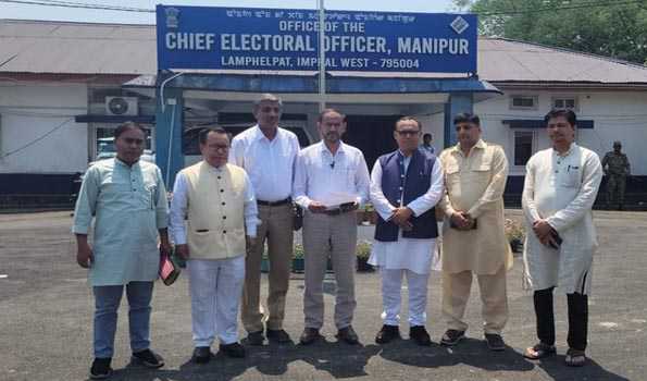 Manipur : Congress files complaint as  firing takes place at meeting venue