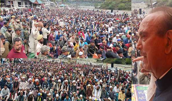 JK :People of Doda  will once again reject divisive politics in LS Polls: Azad