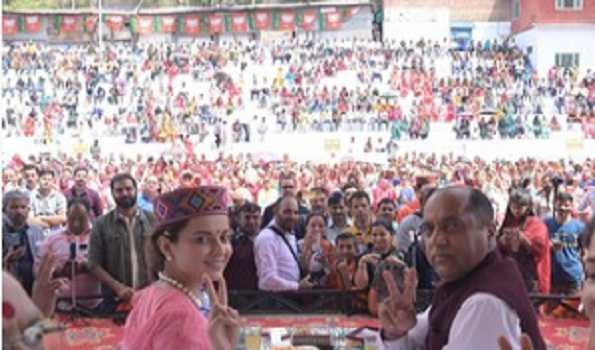 "Where did five lakh jobs go?" Kangana asks Congress