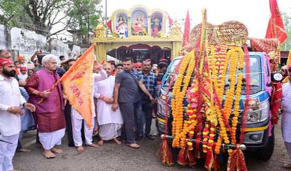 J&K LG flags off Shri Mata Vaishno Devi 'Pracheen Marg Pavitra Chhari' Yatra