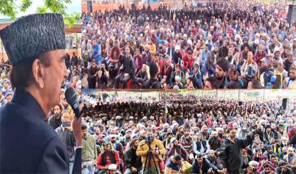 JK: Azad criticises NC and Congress for their role in splitting  secular vote in erstwhile Doda district