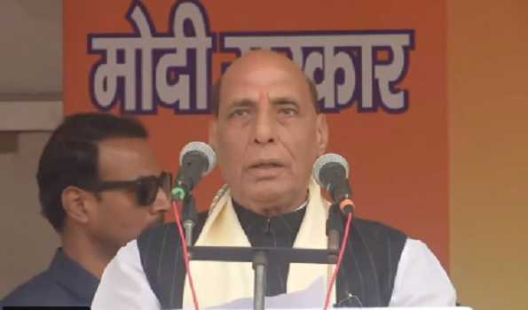 J&K: Under PM Modi's leadership India touching new heights: Rajnath Singh