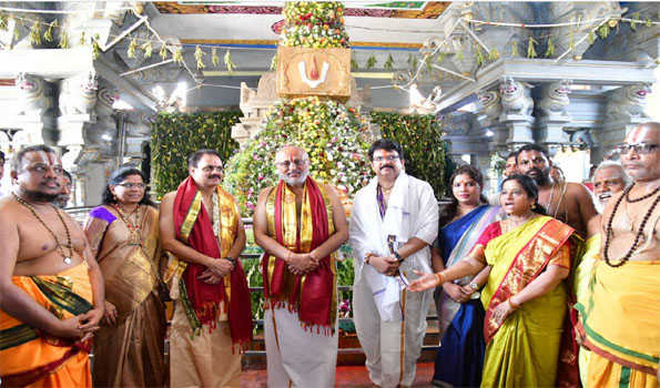 Telangana Guv participates in Sri Rama Pattabhishekam ceremony