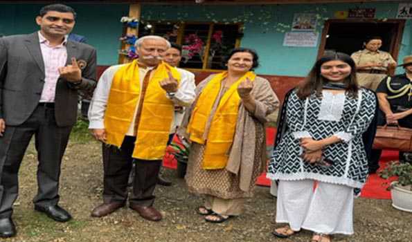 Arunachal Guv, CM appeal voters to excercise their franchise; 38 pc polling recorded till 1 pm