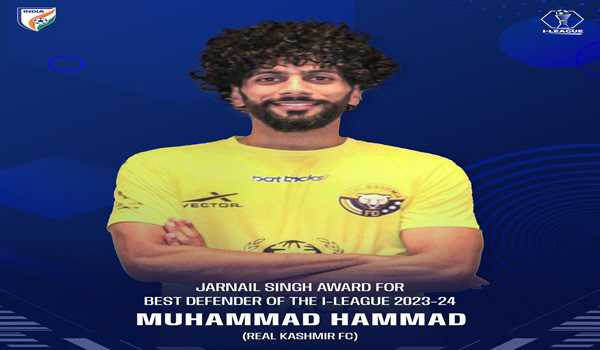 I-League's best defender Hammad turns a step back into giant leap forward