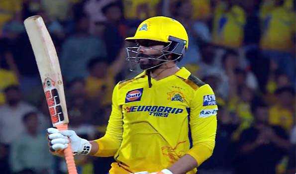 Jadeja's unbeaten 57 steers CSK to 176/6