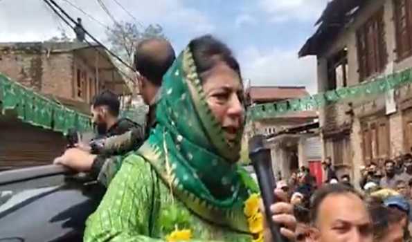 Priority is safeguarding JK's core identity and interests: Mehbooba Mufti