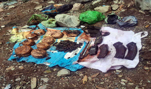 JK: ‘Rusted’ IEDs, ammo recovered from hideout in  Rajouri