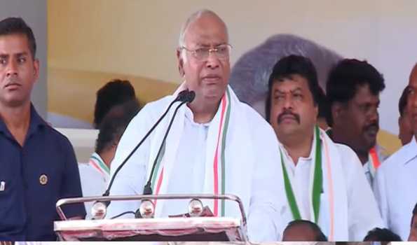 Kharge slams PM Modi for distorting Cong manifesto