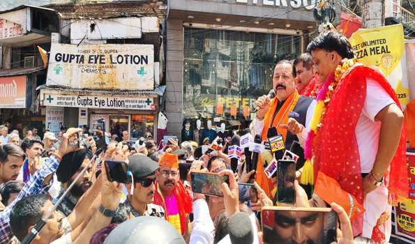 BJP only party which consistently stood for Jammu, Dogras: Jitendra