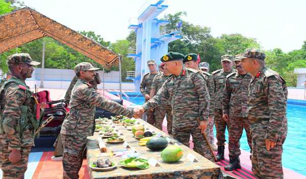 Southern Command Chief visits Pangode to review Army