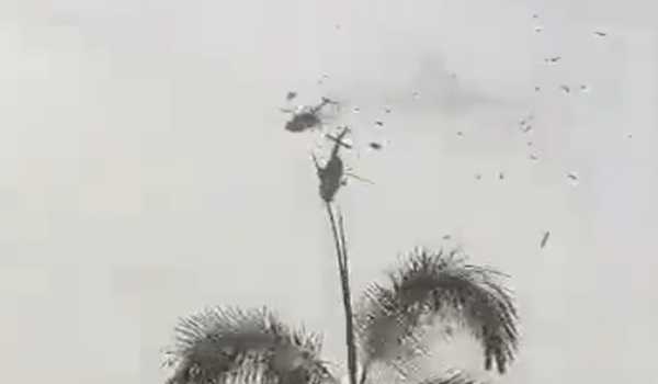 2 helicopters crash following mid-air collision in Malaysia
