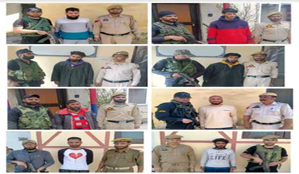 J&K: 8 drug smugglers booked under PIT NDPS Act in Baramulla