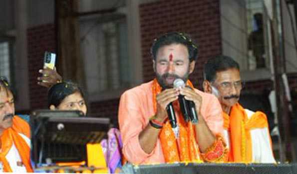 Hyd :Non-political figures and women emerge to support Modi: Kishan Reddy