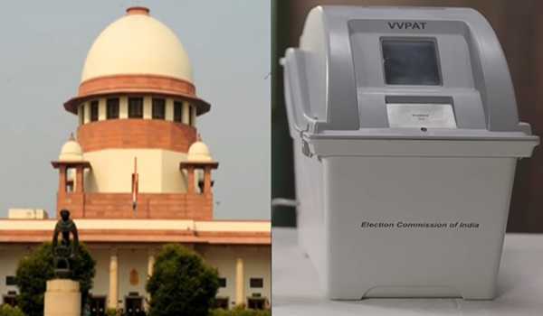 SC rejects all paper ballot pleas, total EVM-VVPAT verification & physical slip deposit