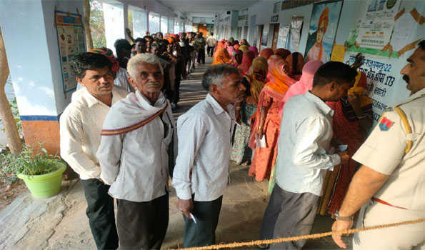 Rajasthan records over 40 pc voter turnout till 1 pm