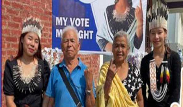 54.26 pc turnout at 1 PM  in Manipur