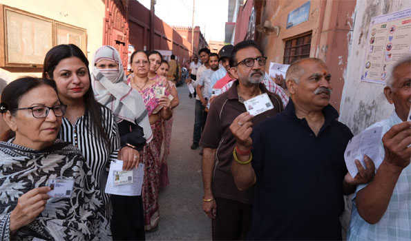 Around 44.13 pc votes polled for 8 seats in UP till 3 PM