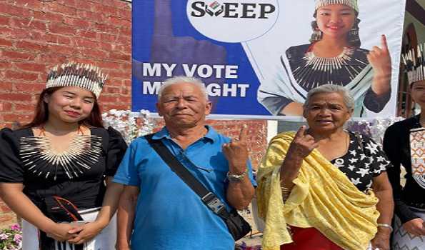 Voting ends in Manipur with 76 percent turnout