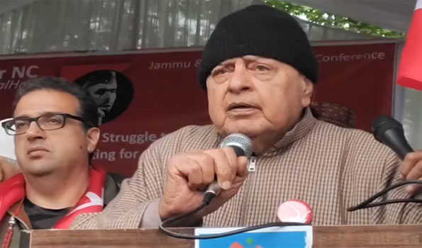 Vote in favour of INDIA alliance candidates, defeat BJP: Farooq Abdullah