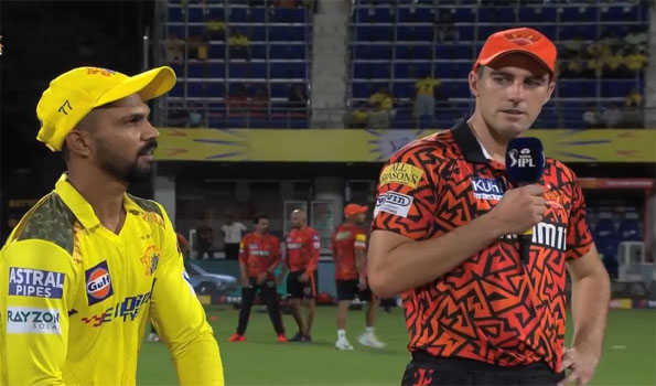 SRH wins toss to bowl first against CSK
