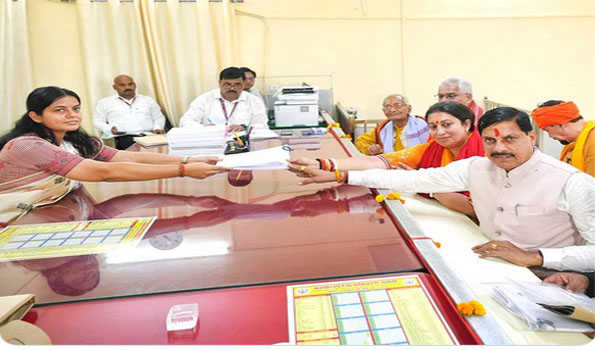 Smriti Irani files nomination from Amethi