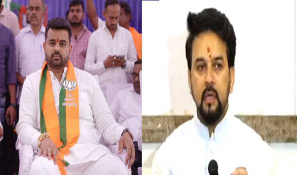 Anurag Thakur accuses Cong govt of prior knowledge in Prajwal scandal