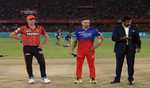 RCB bat first against SRH in Hyderabad
