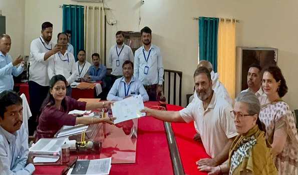 Rahul Gandhi files nomination from Rae Bareli