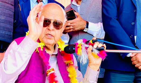 Farooq pitches for India-Pak dialogue to restore peace in sub continent