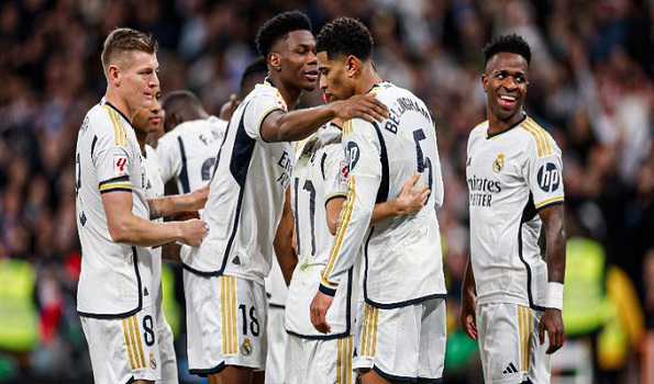Real Madrid midfielder Tchouameni sidelined with foot injury
