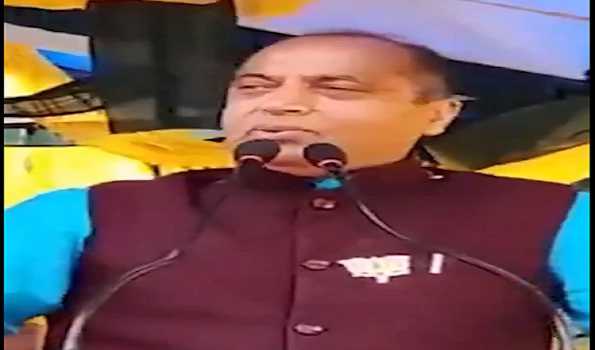 Himachal CM Sukhu intoxicated with power: Jairam Thakur