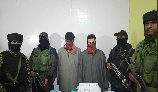 2 terror associates arrested in J&K