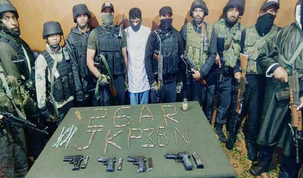 Terrorist associate arrested with arms, ammunition in J&K’s Bandipora: Police